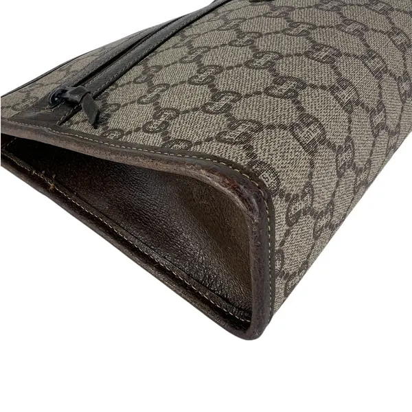 Gucci Plus‎ Monogram Top Zip Pouch Clutch - Image 11
