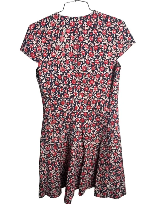 Tory Burch Calico Fit & Flare Floral Ponte Dress S - Image 4