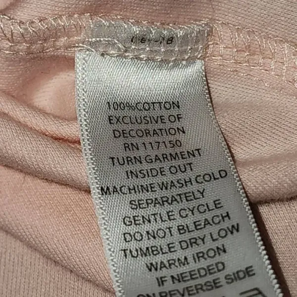 Quacker Factory Womens Light Pink Embellished Seguin Long Sleeve Shirt Top Large - Image 5