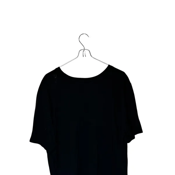 Nike Mens T-Shirt Swoosh Logo Athletic Cut Short Sleeve Pullover‎ Black Large - Image 8