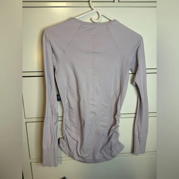 Athleta Long Sleeve Top purple small - Image 2