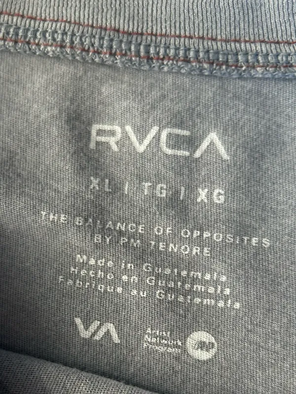 RVCA Washed Slate Blue Pocket Tee - Short Sleeve - Image 2