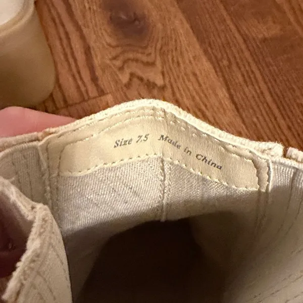 Dolce Vita Caster H2O Canvas booties Size 7.5 New without Box - Image 6