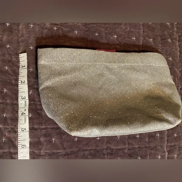 NWOT Glitter Bath and Body Works toiletry makeup travel bag Clutch - Image 3