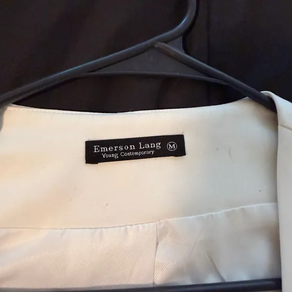 White Emerson Lang Double Breasted Top Size M - Image 2
