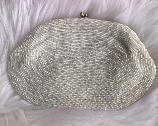 Vintage Beaded Evening Bag - Image 3