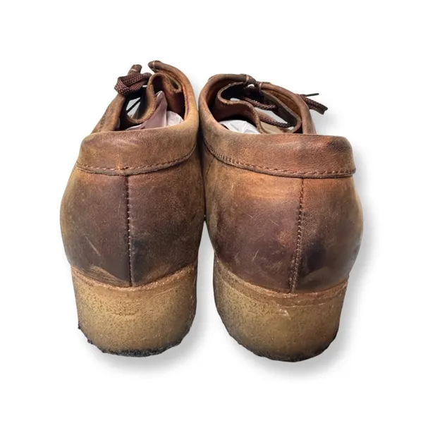 Clark’s NWOT Brown Leather OG Wallabe Booties Sz 9 - Image 4