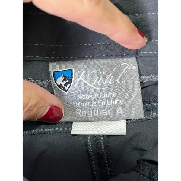KUHL Womens' Grey Splash Cargo Hiking Pants Lightweight Outdoor Trail Trousers 4 - Image 5