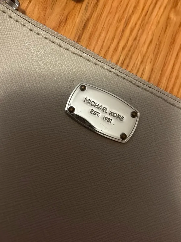 Michael Kors Taupe Wristlet Clutch - Image 2