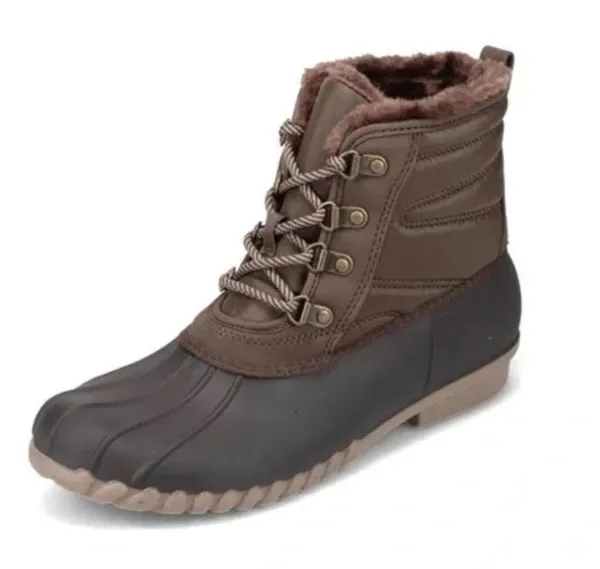 BareTraps Flynn warm lined cushioned winter snow duck boots size 7 NEW - Image 3