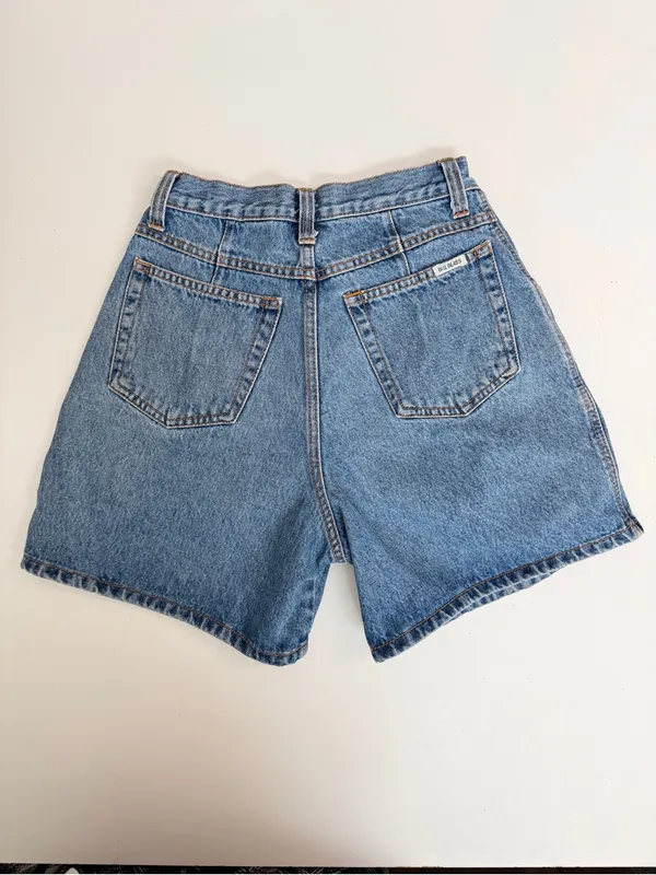 Vintage Bill Blass Denim Shorts High Rise Pockets Medium Wash Blue 90’s Y2K - Image 7