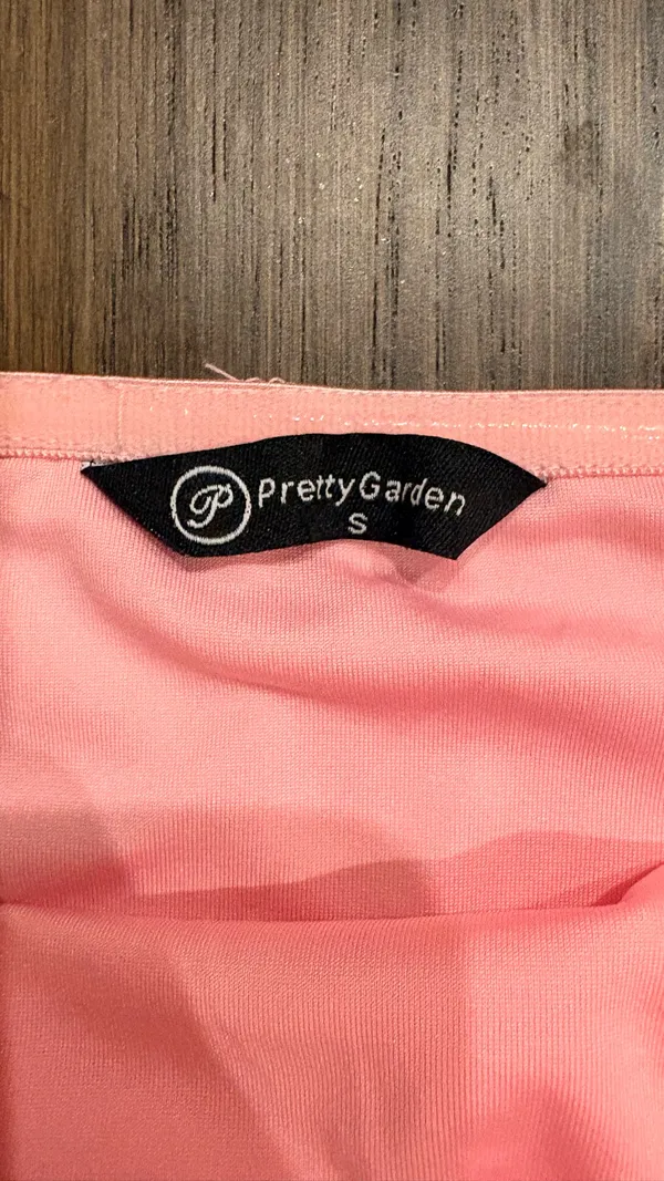 Women’s Strapless Pink Dress - Image 2