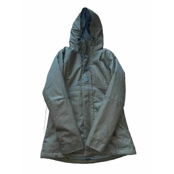 Special‎ Blend Womens Green Plaid Ski Snowboard Jacket Hood Waterproof Large - Image 2