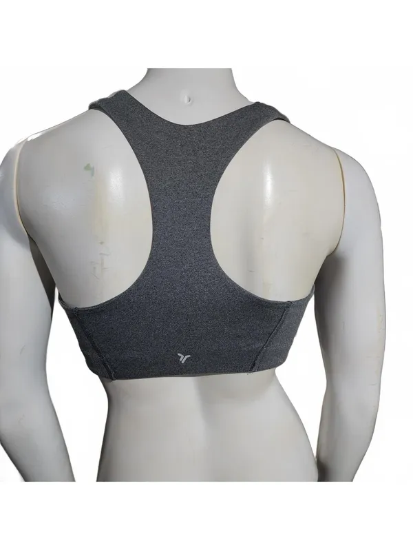 Old Navy Active Powersoft Medium Support Sports Bra in Gray, Size Small - Image 4