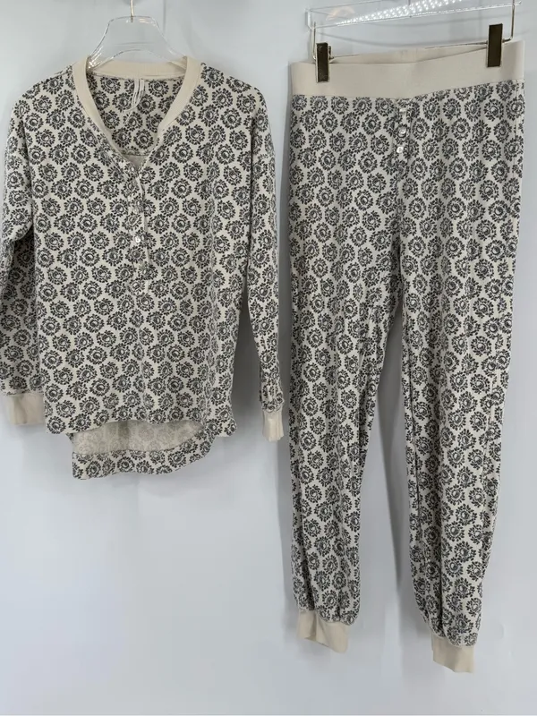 By Anthropologie‎ Waffle-Knit Pajama Set xxs - Image 4