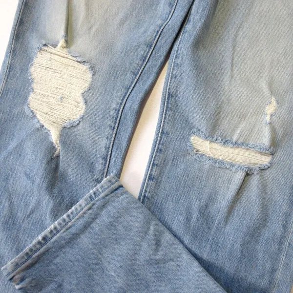 NWT Mother Superior The Huffy Skimp in Rope's End Destroyed Jeans 27 - Image 6