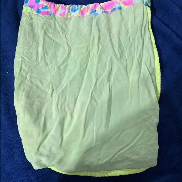 Lilly Pulitzer Cinch Drawstring Beach Sports Yoga Gym Bag Backpack. Frayed Bit - Image 4