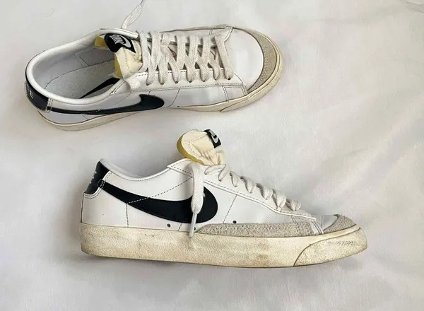 Nike Blazer Platform Sneakers White Size 7.5 - Image 2