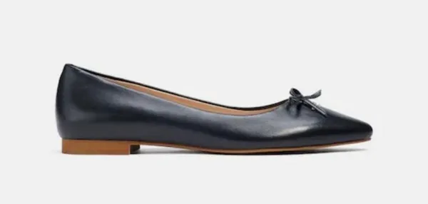 Coach Annabel Leather Ballet Flats in Black Size 6 EUC - Image 2