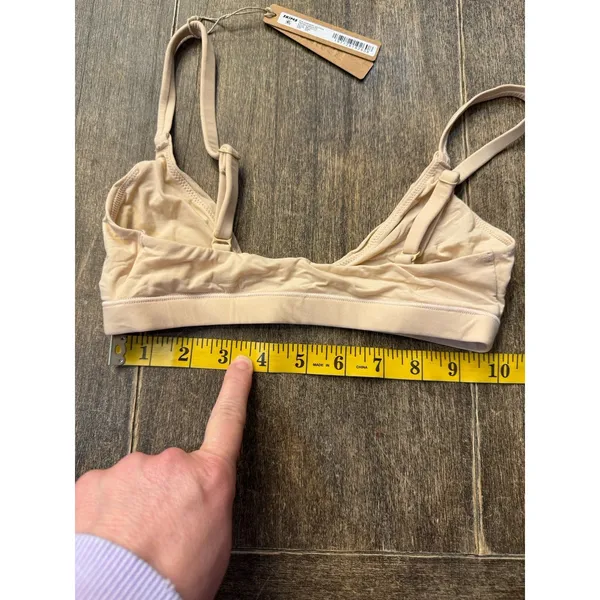 NWT SKIMS Fits Everybody Adaptive Triangle Bralette Size XXS‎ In Sand - Image 10