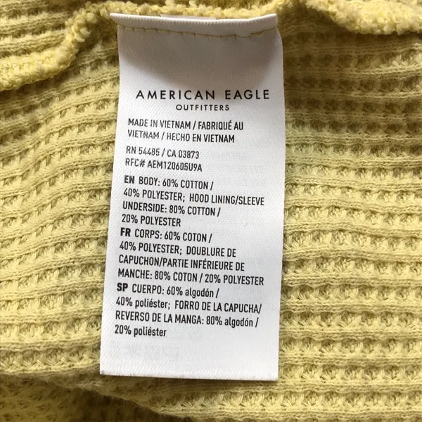 American Eagle Waffle Knit Hooded Shacket  - Image 4