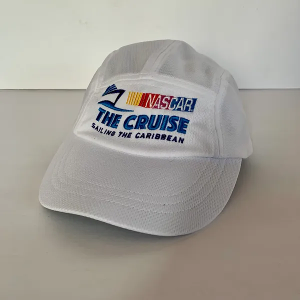White/Blue NASCAR The Cruise Embroidered Colorful Racing Baseball Cap Hat - Image 2