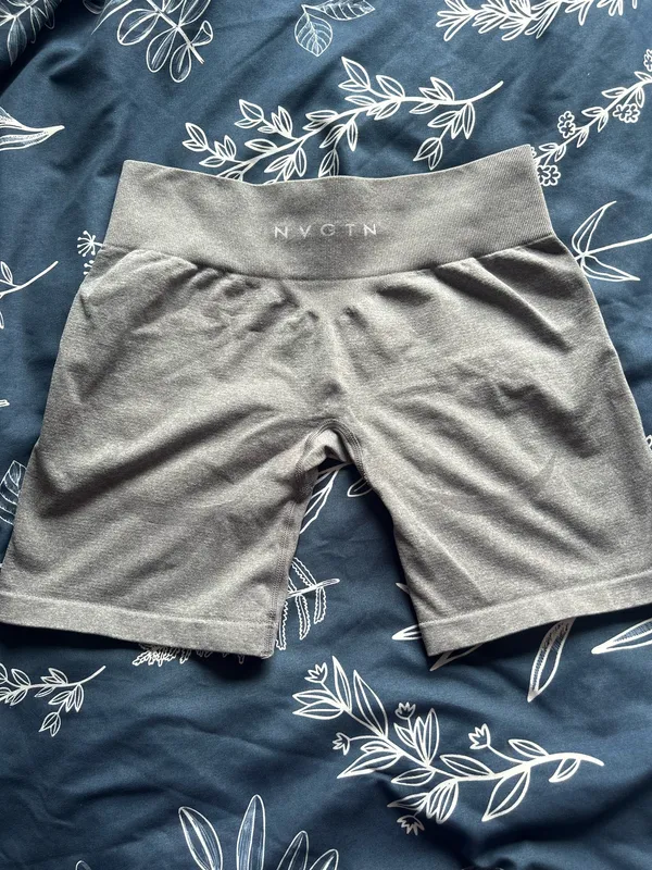 Grey NVGTN Shorts  - Image 2