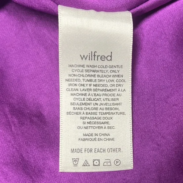 Aritzia Wilfred Bellow Satin Dress Size‎ 6 Cloudy Lilac GUC - Image 7