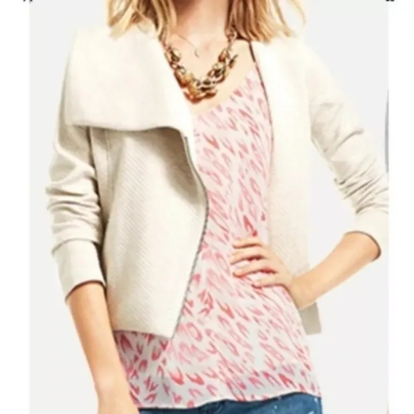 Cabi Flirty Cami Peach Tunic Tank Top Adjustable Strap - Image 2