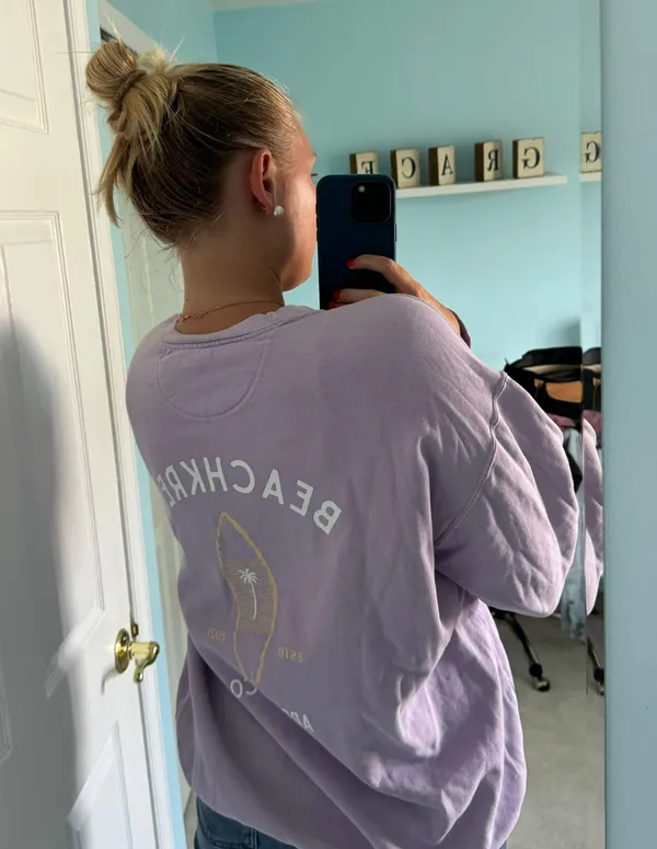 Beach Krew Crewneck Purple Size XL - Image 3