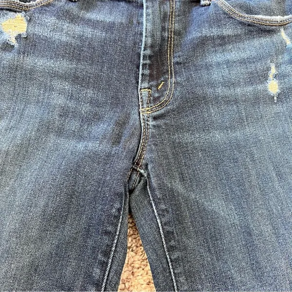 Mother‎ Jeans The Looker Jaded and Torn Distressed Skinny Blue Denim Mid Rise - Image 10