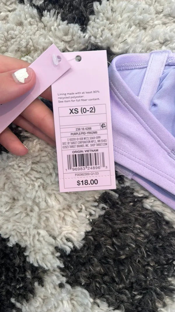 Target Purple One Strap Bikini Top - Image 3