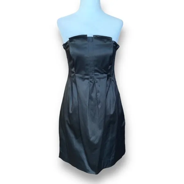 Gestuz Women's Dress Pleated‎ Corset Strapless Black Formal Mini Size 38 - Image 13