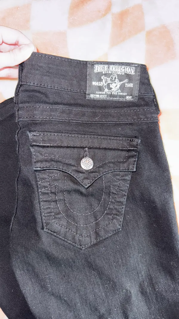 Black bootcut jeans  - Image 2