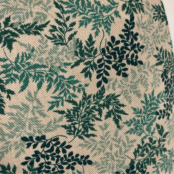 Handmade Shift Dress Leafy Pattern Print Sleeveless‎ Green Nature Midi Pockets - Image 8