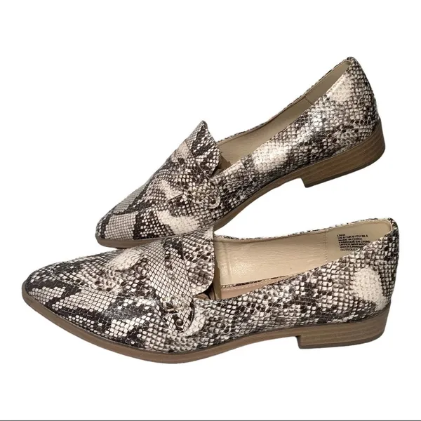 JustFab Livia Loafer Snake Size 8 NWOT Reg $59.95 - Image 9