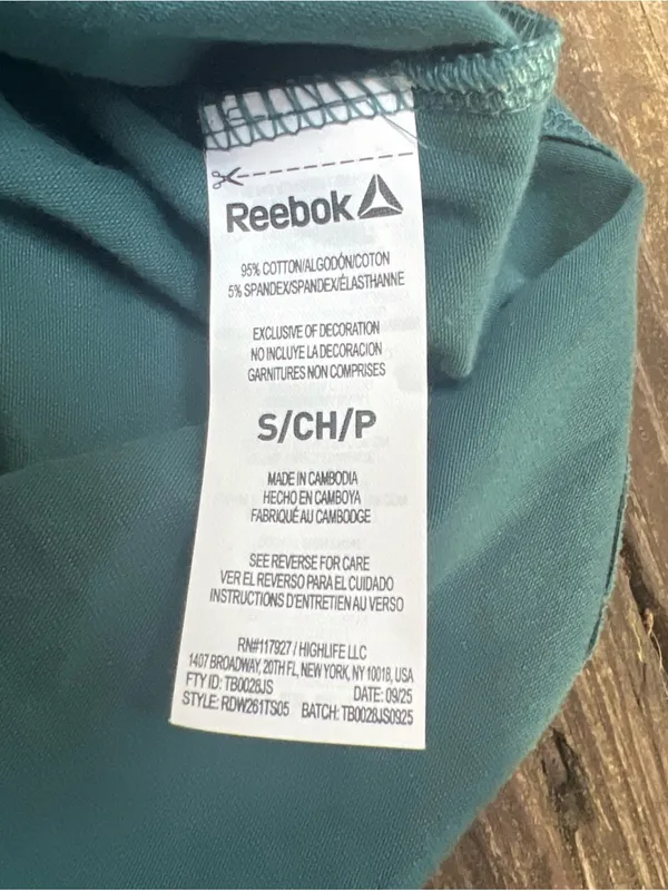 Reebok Table Tee Identity 2.0 Balsam & Engery Lilypad S/S Womens Shirts (2)|Sz:S - Image 12