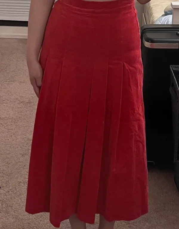 Hot pink Corduroy dress - Image 3