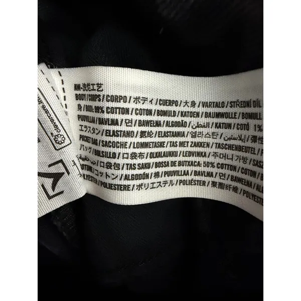 Abercrombie & Fitch Curve Love The '90s Straight Mid Rise Black Jeans 25 Short - Image 4