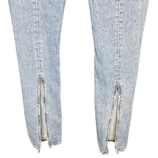 Reformation Jeans Palermo High Rise Skinny Light Wash‎ Denim Size 24 - Image 5