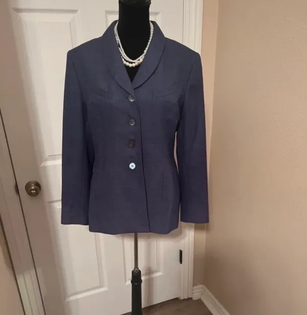 Le Suit Blue blazer jacket - Image 6