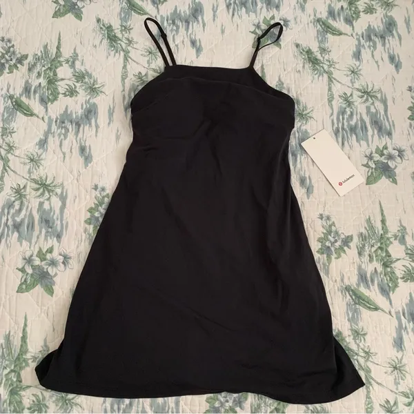 Lululemon Align Side-Slit Cami Strap Dress 6 Black NWT - Image 9