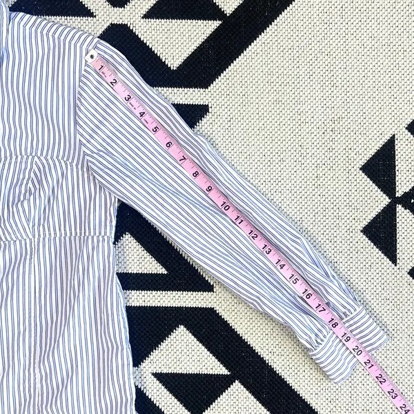 Maeve x Anthropologie Corset Button Down Striped Blouse Size 2 Petite - Image 9