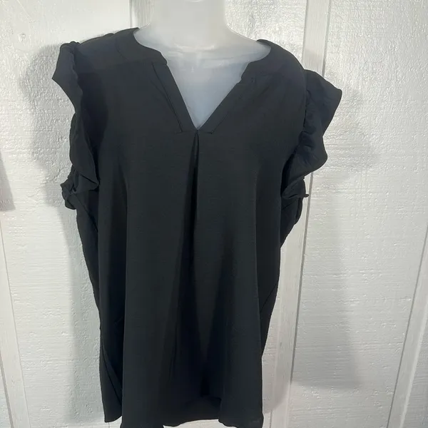 Geaux Styles Black Top Size Size Large EUC - Image 3