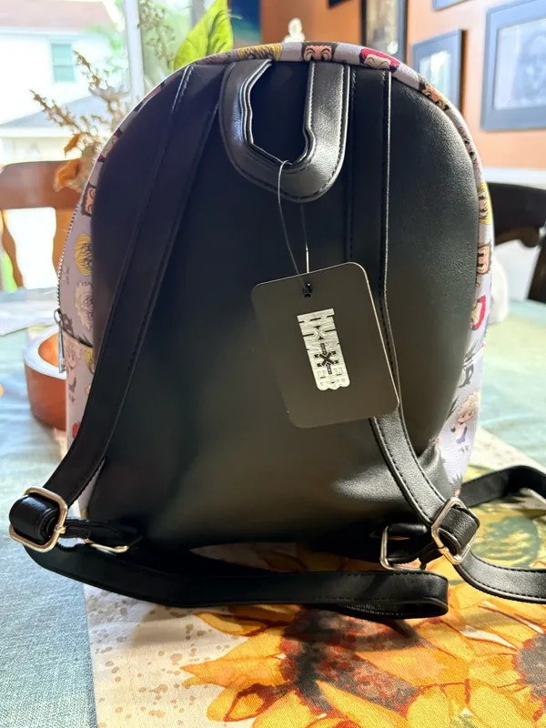 NWT Bioworld Hunter X Hunter Chibi AOP Mini Backpack Gray - Image 2