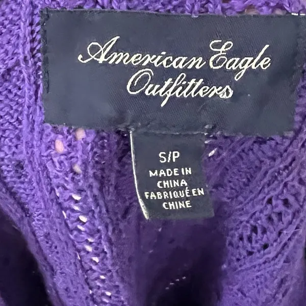 American Eagle‎ Purple Sweater - Image 6