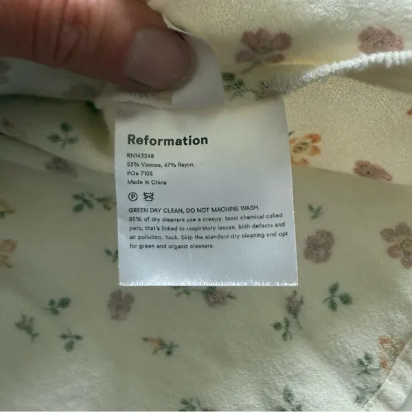 Reformation Floral Cami Tank XS - Image 7
