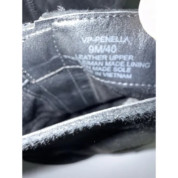 NWOB Vince Camuto‎ Penella Platform Bootie Black Faux Suede Leather Size 9 M - Image 8