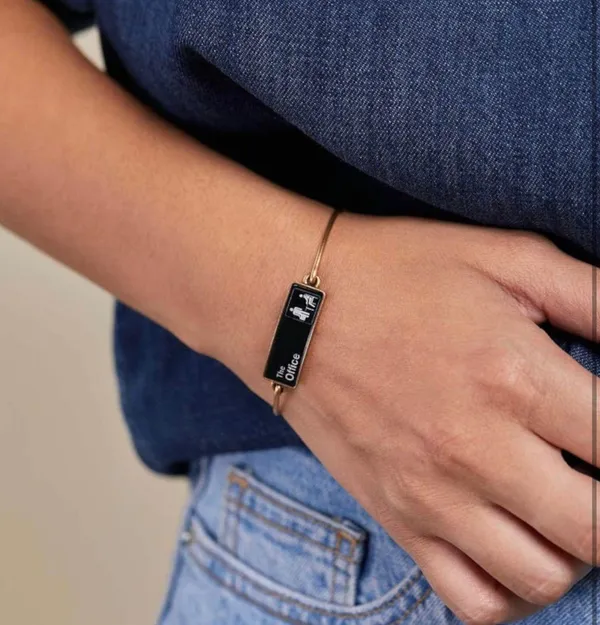 The Office Logo Charm Bangle New With Box NWT Gift - Image 3
