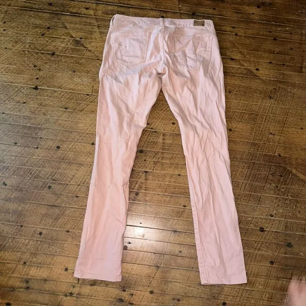 American Eagle blush barbiecore pink 8 skinny normcore jeans - Image 2